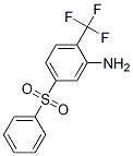 Benzenamine, 5-(phenylsulfonyl)-2-(trifluoromethyl)-Structure,915763-83-6Structure Benzenamine, 5-(phenylsulfonyl)-2-(trifluoromethyl)- Structure,915763-83-6Structure