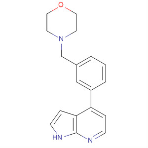 4-(3-Morpholin-4-ylmethyl-phenyl)-1h-pyrrolo[2,3-b]pyridine Structure,916172-88-8Structure