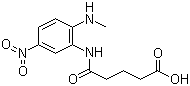 5-[[2-(Methylamino)-5-nitrophenyl]amino]-5-oxo-pentanoic acid Structure,91644-13-2Structure