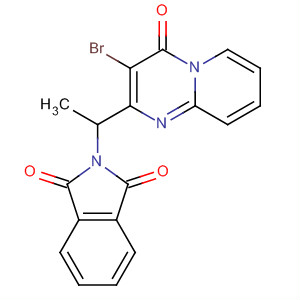 2-(1-(3-溴-4-氧代-4H-吡啶并[1,2-a]嘧啶-2-基)乙基)異吲哚啉-1,3-二酮結(jié)構(gòu)式_918422-41-0結(jié)構(gòu)式