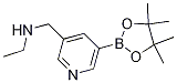 3-Pyridinemethanamine, n-ethyl-5-(4,4,5,5-tetramethyl-1,3,2-dioxaborolan-2-yl)-Structure,919347-17-4Structure 3-Pyridinemethanamine, n-ethyl-5-(4,4,5,5-tetramethyl-1,3,2-dioxaborolan-2-yl)- Structure,919347-17-4Structure