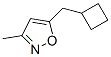 Isoxazole, 5-(cyclobutylmethyl)-3-methyl-Structure,921588-27-4Structure Isoxazole, 5-(cyclobutylmethyl)-3-methyl- Structure,921588-27-4Structure