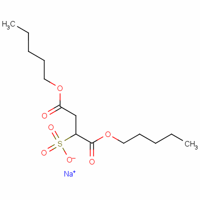 2-Sulfo-butanedioic acid 1,4-dipentyl ester sodium salt (1:1)Structure,922-80-5Structure 2-Sulfo-butanedioic acid 1,4-dipentyl ester sodium salt (1:1) Structure,922-80-5Structure