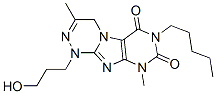 1,4-二氫-1-(3-羥基丙基)-3,9-二甲基-7-戊基-[1,2,4]噻嗪并[3,4-f]嘌呤-6,8(7h,9h)-二酮結(jié)構(gòu)式_923509-90-4結(jié)構(gòu)式