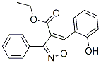 4-Isoxazolecarboxylicacid,5-(2-hydroxyphenyl)-3-phenyl-,ethylester(9ci)Structure,92397-20-1Structure 4-Isoxazolecarboxylicacid,5-(2-hydroxyphenyl)-3-phenyl-,ethylester(9ci) Structure,92397-20-1Structure
