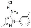 3-Methyl-1-(3-methylphenyl)-1H-pyrazol-5-amine hydrochlorideStructure,92721-83-0Structure 3-Methyl-1-(3-methylphenyl)-1H-pyrazol-5-amine hydrochloride Structure,92721-83-0Structure