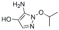 1H-pyrazol-4-ol, 5-amino-1-(1-methylethoxy)-Structure,927417-41-2Structure 1H-pyrazol-4-ol, 5-amino-1-(1-methylethoxy)- Structure,927417-41-2Structure