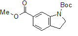 1-Tert-butyl 6-methyl indoline-1,6-dicarboxylate Structure,928771-49-7Structure