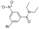 N,n-diethyl-3-bromo-5-nitrobenzamideStructure,929000-34-0Structure N,n-diethyl-3-bromo-5-nitrobenzamide Structure,929000-34-0Structure