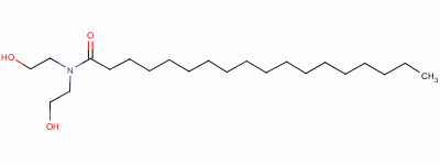 N,N-雙(2-羥基乙基)-十八烷酰胺結(jié)構(gòu)式_93-82-3結(jié)構(gòu)式