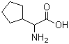 DL-環(huán)戊基甘氨酸結構式_933-95-9結構式