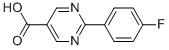 2-(4-Fluorophenyl)pyrimidine-5-carboxylic acidStructure,933988-26-2Structure 2-(4-Fluorophenyl)pyrimidine-5-carboxylic acid Structure,933988-26-2Structure