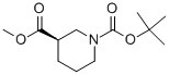 (R)-N-Boc-哌啶-3-羧酸甲酯結(jié)構(gòu)式_934423-10-6結(jié)構(gòu)式