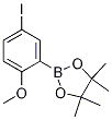 2-(5-Iodo-2-methoxyphenyl)-4,4,5,5-tetramethyl1,3,2-dioxaborolaneStructure,935446-54-1Structure 2-(5-Iodo-2-methoxyphenyl)-4,4,5,5-tetramethyl1,3,2-dioxaborolane Structure,935446-54-1Structure