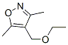 Isoxazole, 4-(ethoxymethyl)-3,5-dimethyl-(9ci)Structure,93548-18-6Structure Isoxazole, 4-(ethoxymethyl)-3,5-dimethyl-(9ci) Structure,93548-18-6Structure