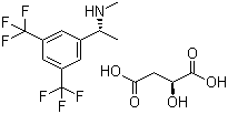 N-甲基-R-α-甲基-[3，5-二（三氟甲基）]芐胺·L-蘋果酸鹽結(jié)構(gòu)式_935534-56-8結(jié)構(gòu)式