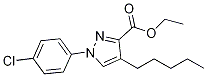 Ethyl1-(4-chlorophenyl)-4-pentyl-1h-pyrazole-3-carboxylateStructure,93722-69-1Structure Ethyl1-(4-chlorophenyl)-4-pentyl-1h-pyrazole-3-carboxylate Structure,93722-69-1Structure