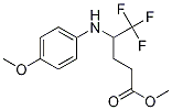 Methyl 5,5,5-trifluoro-4-(4-methoxyphenylamino)pentanoateStructure,937371-63-6Structure Methyl 5,5,5-trifluoro-4-(4-methoxyphenylamino)pentanoate Structure,937371-63-6Structure