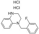 1-(2-氟-芐基)-1,2,3,4-四氫-喹噁啉雙鹽酸鹽結(jié)構(gòu)式_939760-22-2結(jié)構(gòu)式
