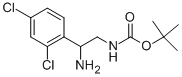 [2-氨基-2-(2,4-二氯-苯基)-乙基]-氨基甲酸叔丁酯鹽酸鹽結構式_939760-57-3結構式