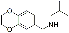 1,4-Benzodioxin-6-methanamine, 2,3-dihydro-n-(2-methylpropyl)-Structure,940364-32-9Structure 1,4-Benzodioxin-6-methanamine, 2,3-dihydro-n-(2-methylpropyl)- Structure,940364-32-9Structure