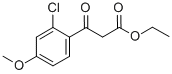 Benzenepropanoic acid, 2-chloro-4-methoxy-β-oxo-, ethyl esterStructure,941696-11-3Structure Benzenepropanoic acid, 2-chloro-4-methoxy-β-oxo-, ethyl ester Structure,941696-11-3Structure