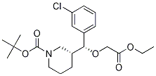 (R)-tert-butyl 3-((r)-(3-chlorophenyl)(2-ethoxy-2-oxoethoxy)methyl)piperidine-1-carboxylateStructure,942142-76-9Structure (R)-tert-butyl 3-((r)-(3-chlorophenyl)(2-ethoxy-2-oxoethoxy)methyl)piperidine-1-carboxylate Structure,942142-76-9Structure