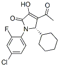 2H-Pyrrol-2-one, 4-acetyl-1-(4-chloro-2-fluorophenyl)-5-cyclohexyl-1,5-dihydro-3-hydroxy-, (5S)-Structure,942222-78-8Structure 2H-Pyrrol-2-one, 4-acetyl-1-(4-chloro-2-fluorophenyl)-5-cyclohexyl-1,5-dihydro-3-hydroxy-, (5S)- Structure,942222-78-8Structure