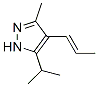 1H-pyrazole,3-methyl-5-(1-methylethyl)-4-(1-propenyl)-,(e)-(9ci)Structure,94223-05-9Structure 1H-pyrazole,3-methyl-5-(1-methylethyl)-4-(1-propenyl)-,(e)-(9ci) Structure,94223-05-9Structure