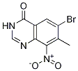 4(3H)-quinazolinone, 6-bromo-7-methyl-8-nitro-Structure,943605-86-5Structure 4(3H)-quinazolinone, 6-bromo-7-methyl-8-nitro- Structure,943605-86-5Structure