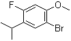 Benzene, 1-bromo-4-fluoro-2-methoxy-5-(1-methylethyl)-Structure,944317-92-4Structure Benzene, 1-bromo-4-fluoro-2-methoxy-5-(1-methylethyl)- Structure,944317-92-4Structure
