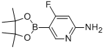 2-Amino-4-fluoro pyridine-5-boronic acid pinacol esterStructure,944401-71-2Structure 2-Amino-4-fluoro pyridine-5-boronic acid pinacol ester Structure,944401-71-2Structure