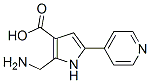 1H-pyrrole-3-carboxylic acid, 2-(aminomethyl)-5-(4-pyridinyl)-Structure,947327-55-1Structure 1H-pyrrole-3-carboxylic acid, 2-(aminomethyl)-5-(4-pyridinyl)- Structure,947327-55-1Structure