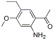 Ethanone, 1-(2-amino-5-ethyl-4-methoxyphenyl)-Structure,947691-62-5Structure Ethanone, 1-(2-amino-5-ethyl-4-methoxyphenyl)- Structure,947691-62-5Structure