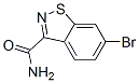 1,2-Benzisothiazole-3-carboxamide, 6-bromo-Structure,947691-81-8Structure 1,2-Benzisothiazole-3-carboxamide, 6-bromo- Structure,947691-81-8Structure