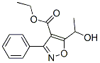 4-Isoxazolecarboxylicacid,5-(1-hydroxyethyl)-3-phenyl-,ethylester(9ci)Structure,95104-45-3Structure 4-Isoxazolecarboxylicacid,5-(1-hydroxyethyl)-3-phenyl-,ethylester(9ci) Structure,95104-45-3Structure