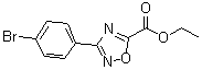 3-(4-Bromophenyl)-1,2,4-oxadiazole-5-carboxylic acid ethyl esterStructure,951626-15-6Structure 3-(4-Bromophenyl)-1,2,4-oxadiazole-5-carboxylic acid ethyl ester Structure,951626-15-6Structure
