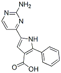 1H-pyrrole-3-carboxylic acid, 5-(2-amino-4-pyrimidinyl)-2-phenyl-Structure,951784-03-5Structure 1H-pyrrole-3-carboxylic acid, 5-(2-amino-4-pyrimidinyl)-2-phenyl- Structure,951784-03-5Structure
