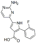 1H-pyrrole-3-carboxylic acid, 5-(2-amino-4-pyrimidinyl)-2-(2-fluorophenyl)- Structure,951784-07-9Structure