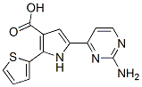 1H-pyrrole-3-carboxylic acid, 5-(2-amino-4-pyrimidinyl)-2-(2-thienyl)-Structure,951784-25-1Structure 1H-pyrrole-3-carboxylic acid, 5-(2-amino-4-pyrimidinyl)-2-(2-thienyl)- Structure,951784-25-1Structure