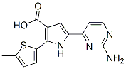 1H-pyrrole-3-carboxylic acid, 5-(2-amino-4-pyrimidinyl)-2-(5-methyl-2-thienyl)- Structure,951784-27-3Structure
