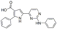 1H-pyrrole-3-carboxylic acid, 2-phenyl-5-[2-(phenylamino)-4-pyrimidinyl]- Structure,951784-44-4Structure