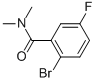 N,n-dimethyl-2-bromo-5-fluorobenzamideStructure,951884-08-5Structure N,n-dimethyl-2-bromo-5-fluorobenzamide Structure,951884-08-5Structure