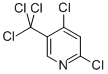Pyridine, 2,4-dichloro-5-(trichloromethyl)-Structure,95234-75-6Structure Pyridine, 2,4-dichloro-5-(trichloromethyl)- Structure,95234-75-6Structure