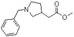 1-芐基-3-吡咯烷乙酸甲酯結(jié)構(gòu)式_95274-12-7結(jié)構(gòu)式