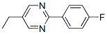 Pyrimidine, 5-ethyl-2-(4-fluorophenyl)- (9ci)Structure,95495-01-5Structure Pyrimidine, 5-ethyl-2-(4-fluorophenyl)- (9ci) Structure,95495-01-5Structure