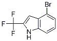 4-Bromo-2-(trifluoromethyl)indoleStructure,955978-75-3Structure 4-Bromo-2-(trifluoromethyl)indole Structure,955978-75-3Structure