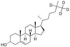 Cholesterol-25,26,26,26-d4Structure,956029-28-0Structure Cholesterol-25,26,26,26-d4 Structure,956029-28-0Structure