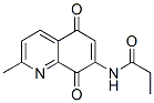 Propanamide, n-(5,8-dihydro-2-methyl-5,8-dioxo-7-quinolinyl)-Structure,956281-00-8Structure Propanamide, n-(5,8-dihydro-2-methyl-5,8-dioxo-7-quinolinyl)- Structure,956281-00-8Structure