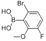 6-Bromo-3-fluoro-2-methoxyphenylboronic acid Structure,957035-08-4Structure